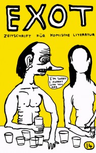 Cover der vierzehnten EXOT-Ausgabe, gestaltet von David Shrigley.